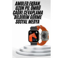 Yeni Nesil Akıllı Saat Müzik Dinleme Bildirim Görme Sesli Asistan Desteği