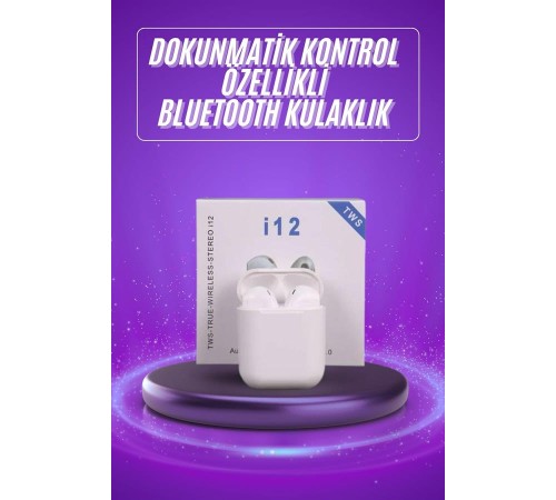 Yeni Nesil Beyaz TWS Bluetooth Kulaklık Android ve İOS Uyumlu Kablosuz Kulaklık