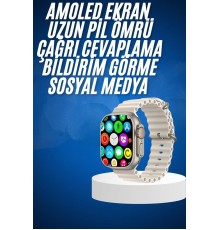 Yeni Nesil Bluetooth Bağlantılı Akıllı Saat Sosyal Medya Girişli Uyku Takibi