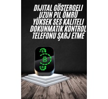 Yeni Nesil Bluetooth Kulaklık Çağrı Cevaplayabilen Dijital Göstergeli Powerbankli