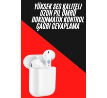 Yeni Nesil Çift Mikrofonlu Dokunmatik Kablosuz Bluetooth Kulaklık