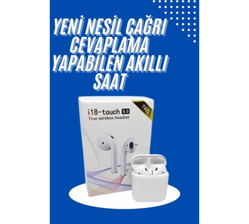 Yeni Nesil Çift Mikrofonlu Dokunmatik Kablosuz Bluetooth Kulaklık