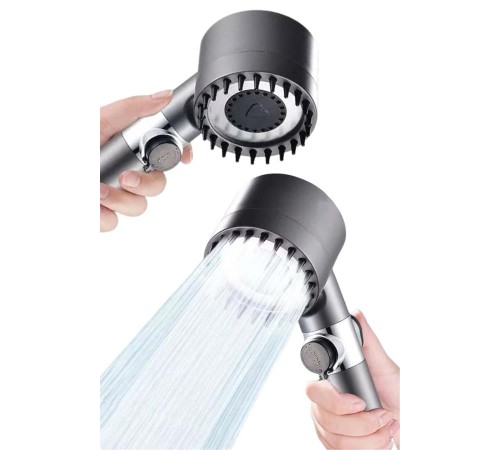 Yeni Nesil Duş Başlığı Paslanmaz Çelik Masaj Etkili Ergonomik Tasarım Su Basınçlı