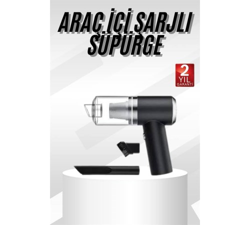 Yeni Nesil Mini Vakumlu Araç Süpürgesi El Süpürgesi Şarjlı