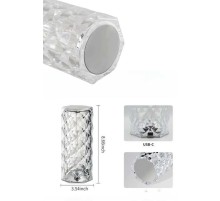 Yeni Nesil Modern Kristal Masa ve Gece Lambası Dokunmatik Renk Değiştirebilen