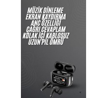 Yeni Nesil Pro Ekranlı Bluetooth Kulaklık 5.0 Bluetooth