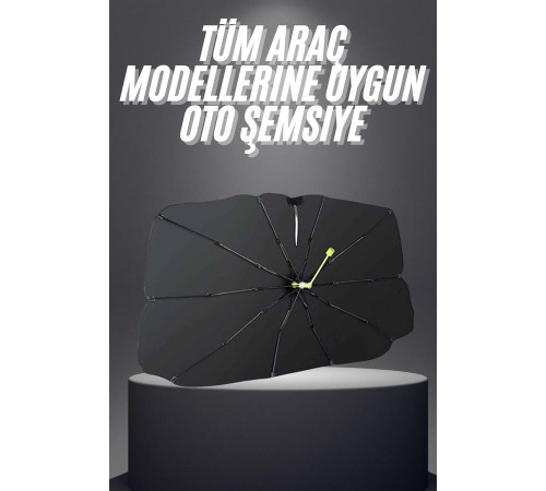 Yeni Nesil Tüm Araç Modellerine Uygun Oto Şemsiye Katlanabilir UV Işınlarına Karşı