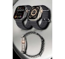 Yeni Nesil Ultra Akıllı Saat Titreşimli, Uyku & Sağlık Takibi, Çift Kordon