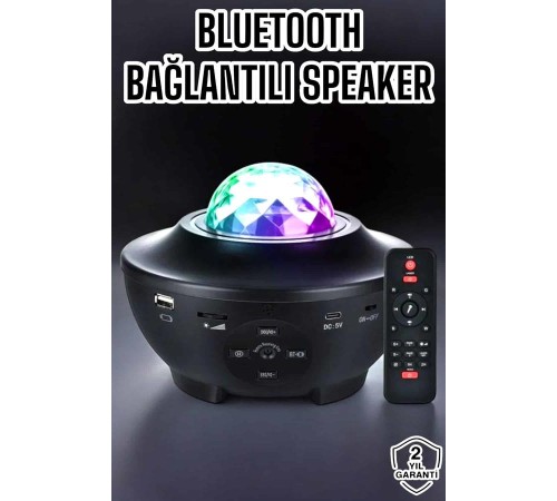 Yıldızlı gökyüzü Projektörü Uzaktan kumandalı Çocuklara Özel Şarjlı