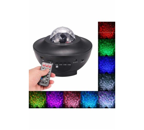 Yıldızlı gökyüzü Projektörü Uzaktan kumandalı Çocuklara Özel Şarjlı