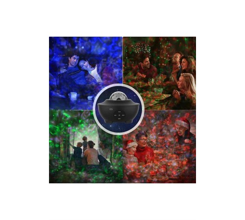 Yıldızlı gökyüzü Projektörü Uzaktan kumandalı Çocuklara Özel Şarjlı