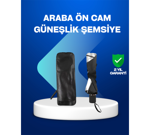Yüksek Kaliteli Cam Elyaf İskeletli Araba Şemsiyesi – Tüm Araçlara Uygun