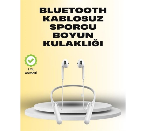 Yüksek Kapasiteli Pil Destekli Boyun Askılı Kulaklık – 100 Saat Dayanıklı
