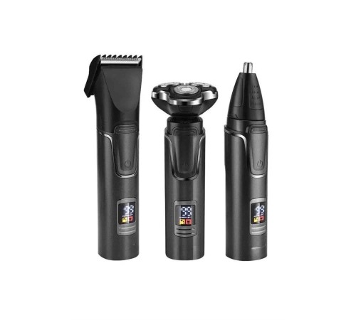 Yüksek Performanslı 3 Başlıklı Profesyonel Şarjlı Islak ve Kuru Kullanıma Uygun