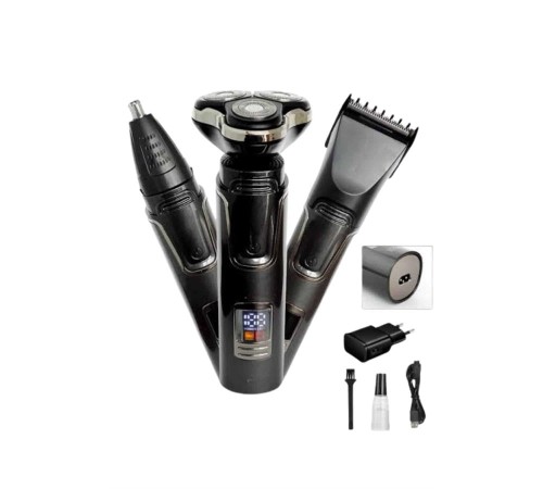 Yüksek Performanslı 3 Başlıklı Profesyonel Şarjlı Islak ve Kuru Kullanıma Uygun