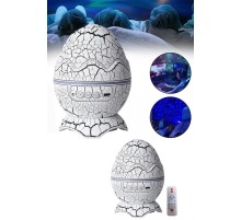 Yumurta Görünümlü Masa ve Gece Lambası Renk Değiştirebilen Projektör