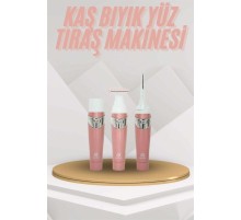 Yüz Kaş ve Tüm Vücut Epilasyon Aleti 3 Başlıklı Hassas Ciltlere Uygun Epilatör