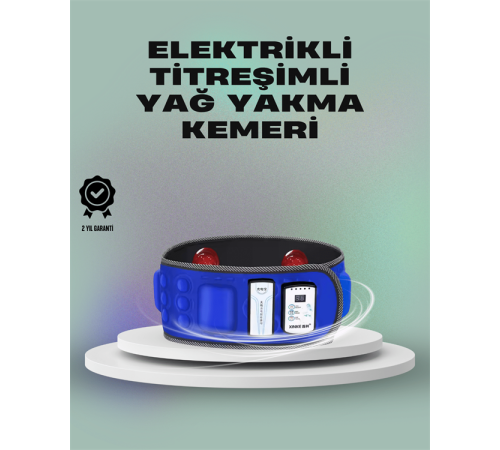 Zayıflama ve Masaj İçin Mıknatıslı Elektrikli Titreşim Kemeri – 7.2W Güç Zayıflama ve Masaj İçin Mıknatıslı Elektrikli Titreşim Kemeri – 7.2W Güç
