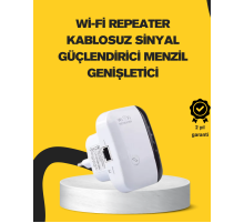 Wireless-N WiFi Repeater 300 Mbps Sinyal Güçlendirici