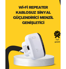 Wireless-N WiFi Repeater 300 Mbps Sinyal Güçlendirici