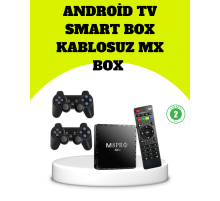 M8Pro Android TV Box ve Retro Oyun Konsolu 64GB