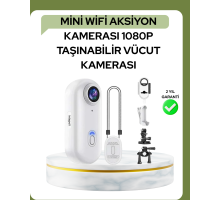 1080P WiFi Spor Kamerası Su Geçirmez Mini Aksiyon Kamera