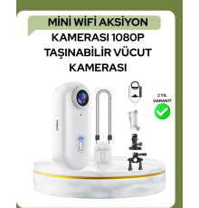 1080P WiFi Spor Kamerası Su Geçirmez Mini Aksiyon Kamera