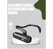 Başa Takılabilir 5K Spor ve Vlog Kamerası