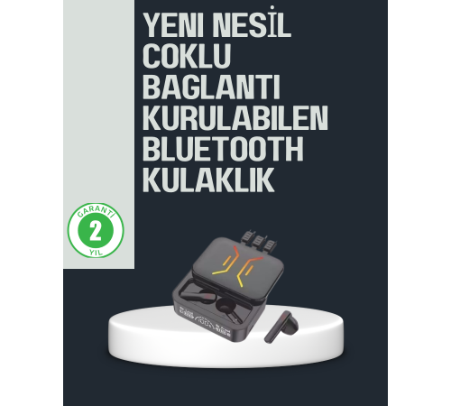 Kablosuz Bluetooth 5.0 Kulaklık – 300mAh Şarj Kutusu