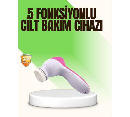 5 in 1 Elektrikli Yüz Temizleme ve Masaj Cihazı