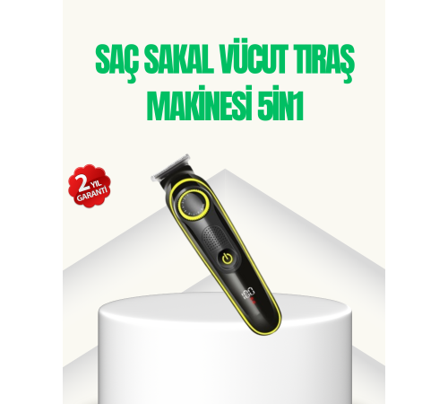 5-in-1 Saç ve Sakal Şekillendirici Erkek Bakım Seti