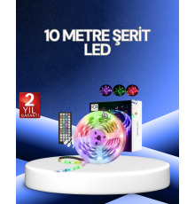 10 Metre Smart Şerit Led Bluetooth Telefon Kontrollü USB Enerjili