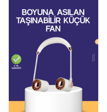 Katlanabilir Asılabilir Mini Fan USB Şarjlı 3 Kademeli Sessiz