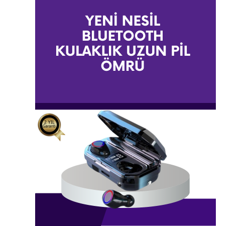 Uzun Pil Ömürlü Kablosuz Kulaklık – 4 Saat Kesintisiz Kullanım