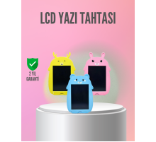 Kağıt Benzeri LCD Yazı Tableti | Tek Tuşla Silme ve Uzun Pil Ömrü