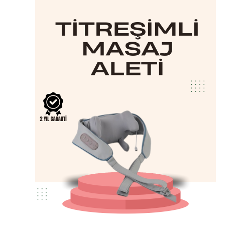 Kablosuz Boyun ve Omuz Masaj Aleti | Isıtmalı ve Yoğurmalı