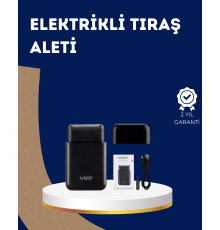 Ultra İnce Elektrikli Tıraş Makinesi | USB Şarjlı ve Su Geçirmez