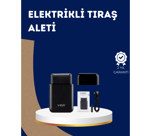 Ultra İnce Elektrikli Tıraş Makinesi | USB Şarjlı ve Su Geçirmez