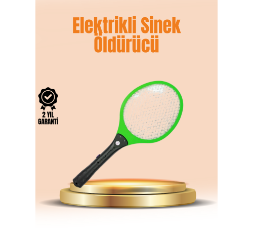 Elektrikli Sinek Raketi | Yüksek Voltajlı, Güvenli ve Taşınabilir
