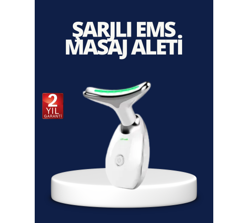 Yüz ve Boyun Sıkılaştırıcı Cilt Bakım Cihazı | EMS Mikro Akım & Kırışıklık Giderici