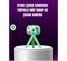 1080P HD Çocuk Vlog Kamerası – Tripod ve Eğitici Oyunlarl