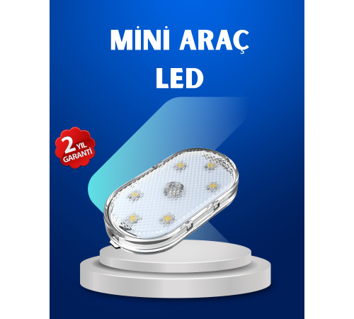 7 Renk Modlu Dokunmatik Sensörlü Mini LED Araç İçi Lamba