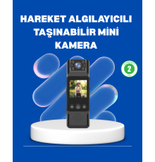 Mini Kamera 1080P Full HD Döner Lens Taşınabilir