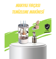 Otomatik Makyaj Fırçası Temizleyici Sonik Teknoloji USB Şarjlı