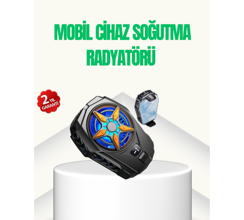Oyunlar İçin Güçlü Telefon Soğutucu Fan Dijital Ekranlı
