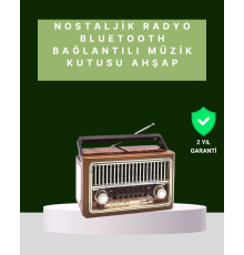 Kablosuz Bluetooth Hoparlör ve FM Radyo