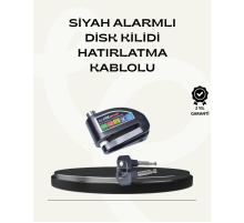Çift Modlu 110dB Alarmlı Disk Kilidi Suya Dayanıklı