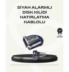 Çift Modlu 110dB Alarmlı Disk Kilidi Suya Dayanıklı