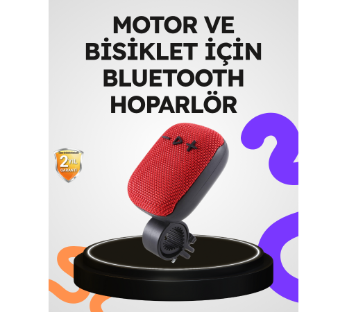 5W Kablosuz Bluetooth Hoparlör Güçlü Bas ve FM Radyo