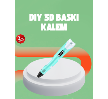 Üç Boyutlu 3D Yazıcı Kalem ABS ve PLA Uyumlu